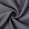 Triple-weave blackout eyelet curtains in dark grey for bedroom — Decoee Australia