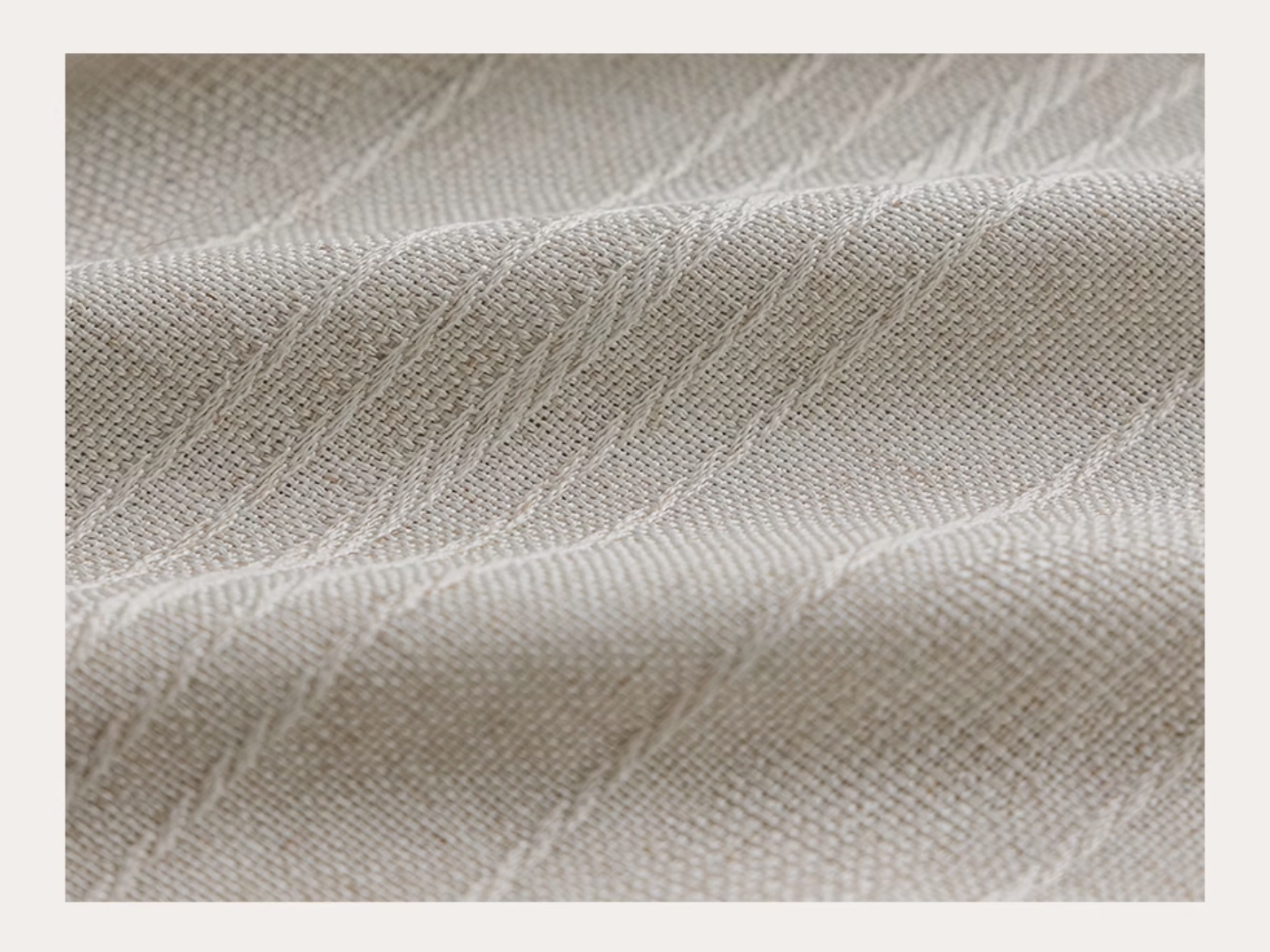 Light-filtering linen sheer curtains hanging in bedroom — Decoee Australia