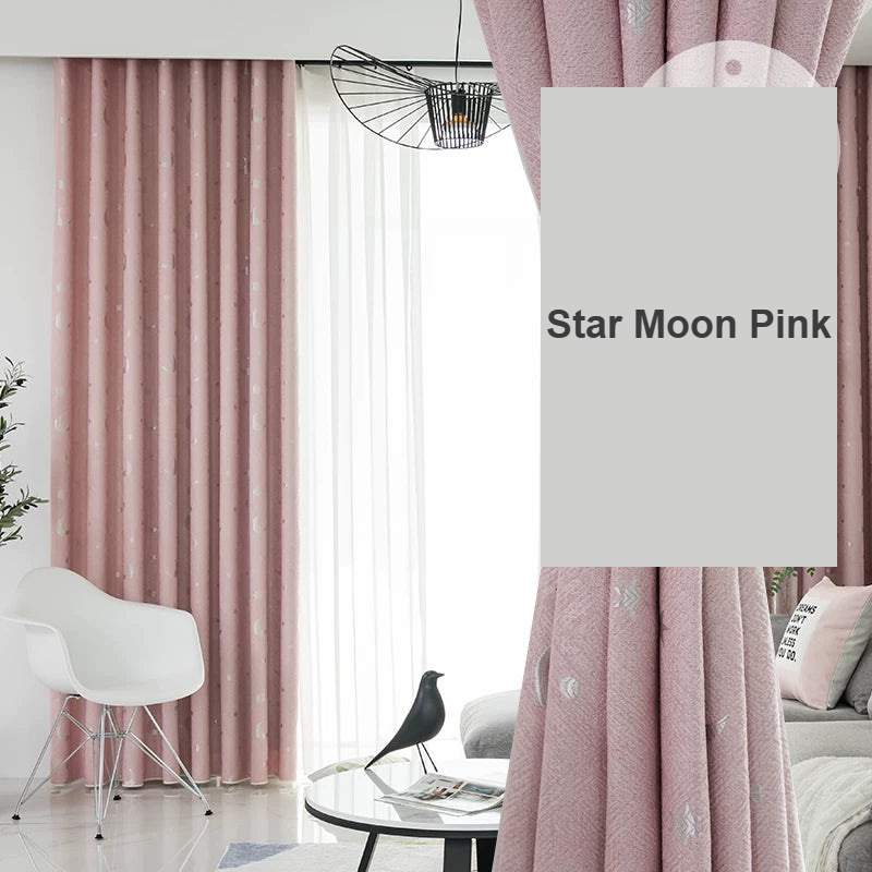 Diamond Star and Moon Pink pattern