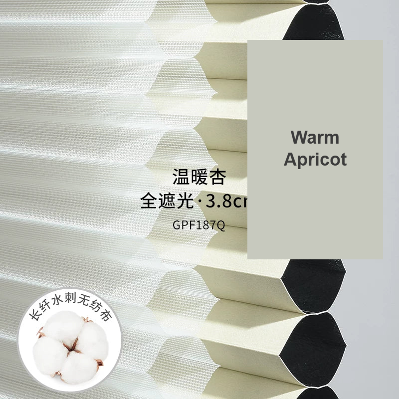Warm Apricot day-night honeycomb cellular blinds thermal — Decoee Australia