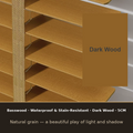 Dark Wood waterproof wood Venetian blinds — Decoee Australia